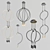 LIAISON SPLIAIX: Stylish LED Pendant Lights 3D model small image 1