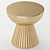 Brass Set: Stylish Side Tables 3D model small image 3