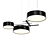 Gleaming Excel Chandelier 3D model small image 1