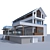 Spacious and Sturdy Building 5 3D model small image 1