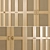 Rattan 3-Door Cabinet: IKEA Design 3D model small image 3