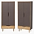 Stylish Wardrobe, 90x200x40 cm 3D model small image 1