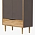 Stylish Wardrobe, 90x200x40 cm 3D model small image 3