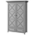 Scandinavian Wardrobe with Drawers La Mer 3D model small image 2