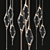 IL PEZZO 12 Crystal Pendant: Exquisite Design & Elegant Illumination 3D model small image 1