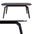 Elegant Milano Dining Table 3D model small image 3