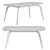 Elegant Milano Dining Table 3D model small image 4