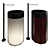Elegant Vitreow Sink: 850x500mm 3D model small image 1