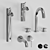 Kludi Bozz Mixers Set 3D model small image 2