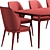 Poliform Henry Table & Emporio Chair Set 3D model small image 5