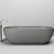 Cocoon Solid Stone Bath: Timeless Elegance 3D model small image 3