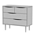 Stylish and Practical Chest of Drawers | 90x81x40 cm 3D model small image 4