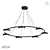 LED Ring Chandelier, AX534 3D model small image 1