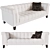 Contemporary Hamilton Gramercy Sofa 3D model small image 5