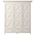La Mer Scandinavian Three-Door Wardrobe 3D model small image 2