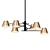 Scandinavian Style Antler Chandelier 3D model small image 1