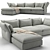 Mariposa: The Ultimate Comfort Sofa 3D model small image 2