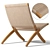  Sleek Cuba Chair: Stylish and Comfortable 3D model small image 1