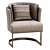 Elegant CERVINO Dining Chair 3D model small image 4