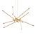 Modern LED Cylinder Chandelier 3D model small image 1