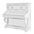 Melodic Mastery: PLEYEL WOLFF Vertical Piano 3D model small image 4