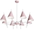 Anzazo Crater C: Sleek Designer Chandelier 3D model small image 2