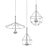 Mesh Metal Ceiling Lights Collection 3D model small image 2