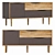 Scandinavian Style TV Stand 3D model small image 2