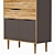 Sleek and Versatile Rack - 90x180x40 cm 3D model small image 3