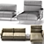 Elegant and Modern Natuzzi Pablo 3D model small image 4