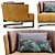 Elegant CERVINO Armchair by Linteloo 3D model small image 2