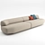 Minimalist Gogan Sofa: Moroso 03 3D model small image 4