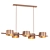 Modern LED Ceiling Light, Copper Finish 3D model small image 1