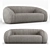 Luxurious Louna Sofa for Modern Living 3D model small image 1