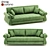 Modern and Elegant Evora Sofa 3D model small image 1