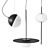 Milan Iluminacion Astros Half Knock Lamps 3D model small image 3