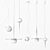 Milan Iluminacion Astros Half Knock Lamps 3D model small image 4