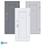 Modern Loft-136 Entrance Door - PSS 3D model small image 2