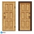 Classic Eco Entrance Door (Eco-80) - PSS 3D model small image 1