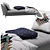 Ultimate Comfort Chaise Lounge 3D model small image 3