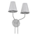 Elegant Classic Wall Sconce 3D model small image 2