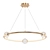 Shimmering Halo Pendant Chandelier 3D model small image 1