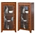 Sleek Solomando Showcase: 750x1490x440 mm 3D model small image 1
