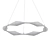 Bubble Drop LED Chandelier 3D model small image 2