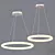 Cumulus Pendant Light: Minimalist Elegance 3D model small image 1