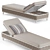 LEON Sunlounger Daybed: Stylish Comfort for Your Outdoor Oasis 3D model small image 2