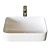 Sleek Roca Inspira Square Washbasin 3D model small image 1