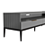 Modern TV Cabinet Metropolitan: Stylish and Spacious 3D model small image 3