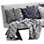 Elegant Erudit Sofa: Timeless Luxury 3D model small image 2