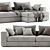 Luxurious Linteloo Hamptons Chaise: Ultimate Comfort 3D model small image 2